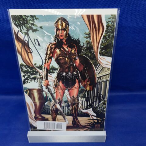 DF Justice League #1 CSA Exclusive Virgin Variant Signed Snyder & Brooks COA