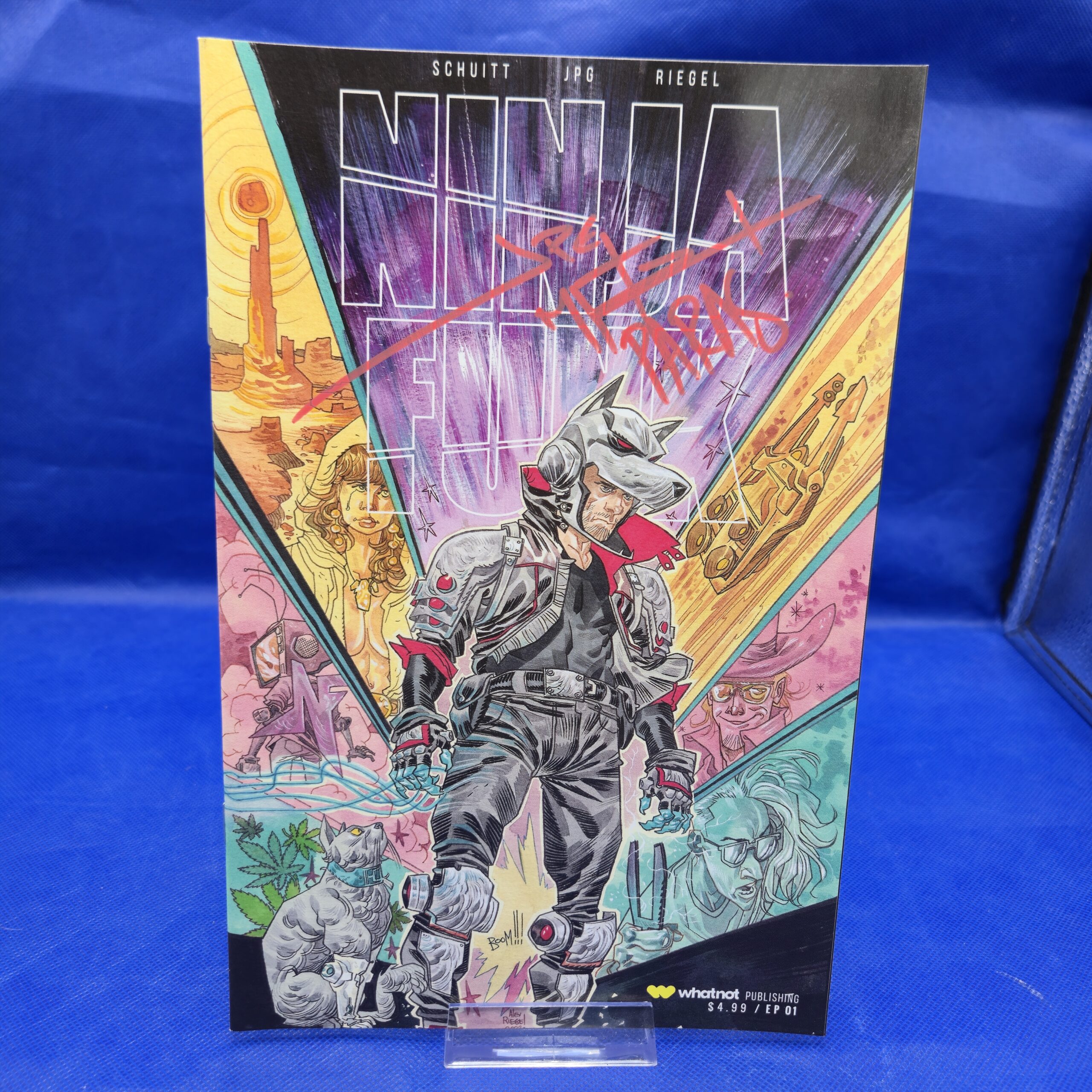 Ninja Funk #1 Signed JPG Jeff Pina Indie Comic NM with COA