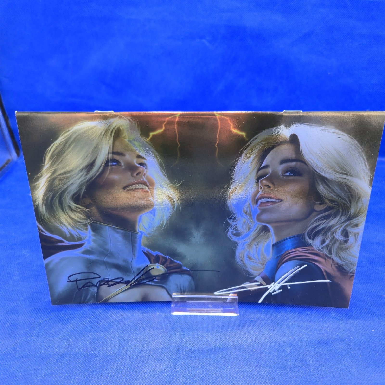 Supergirl #3 Cohen Parrillo Double Foil Virgin Double Signed COA