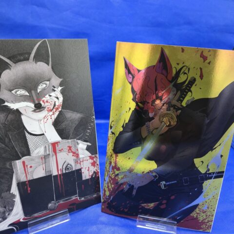 Exquisite Corpses #11 + #12 Sketch and Foil Virgin Lot Bad Idea NM