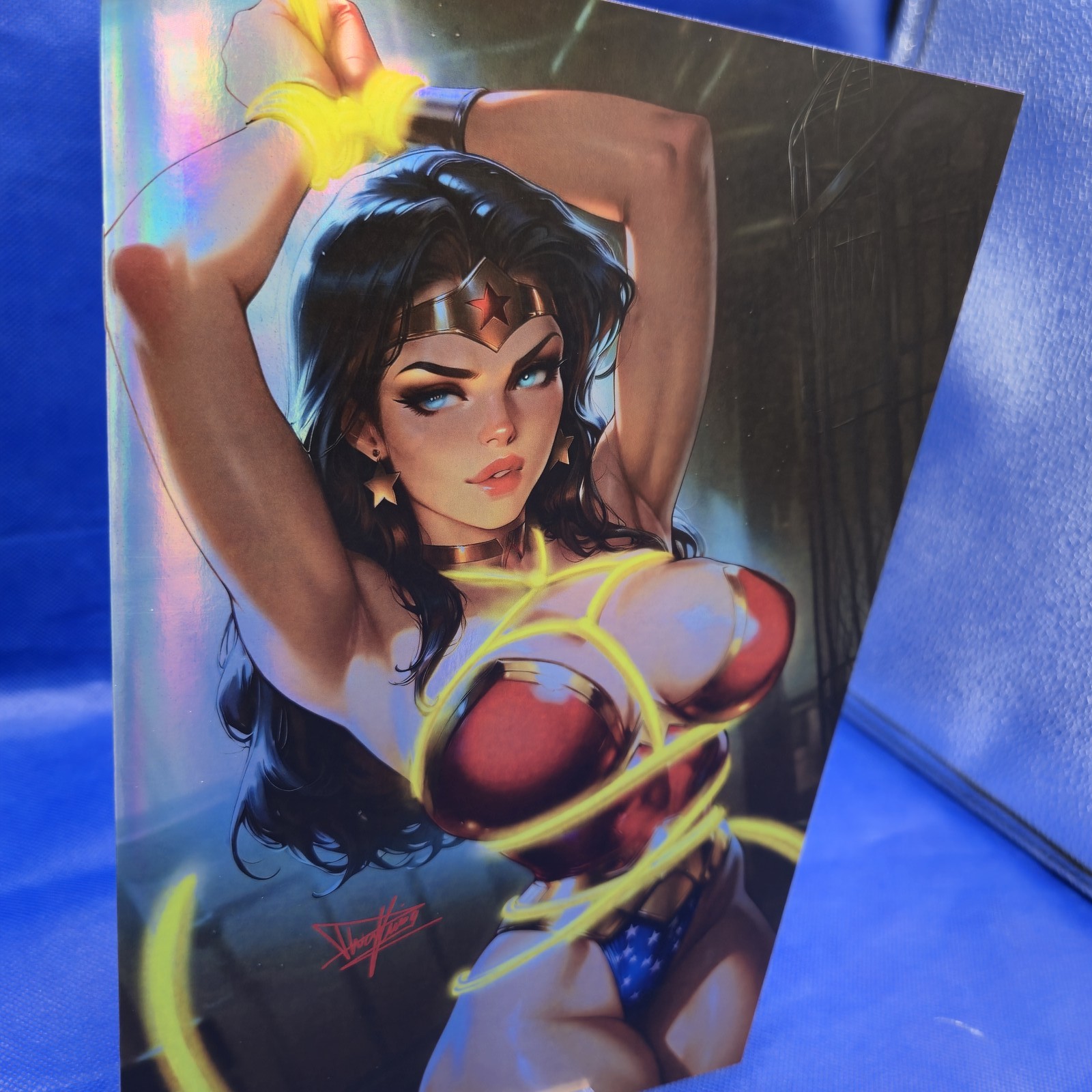Wonder Woman Multiverse Saga Artist Alley Foil Variant Cover 2 DC - Image 2