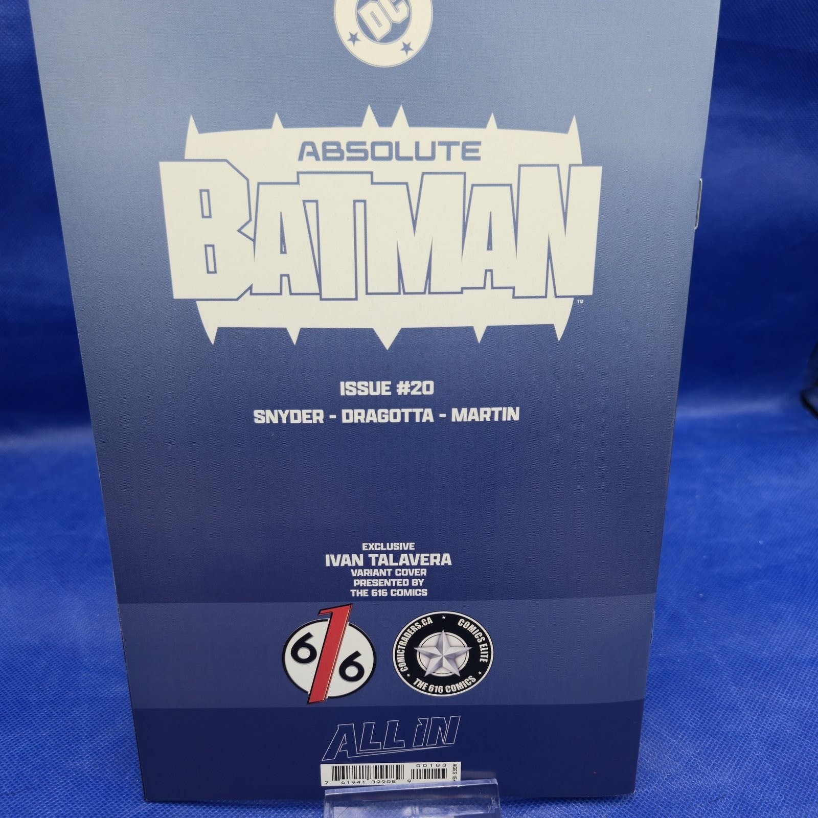 Absolute Batman #20 Ivan Talavera Virgin Variant 616 Comics NM - Image 2