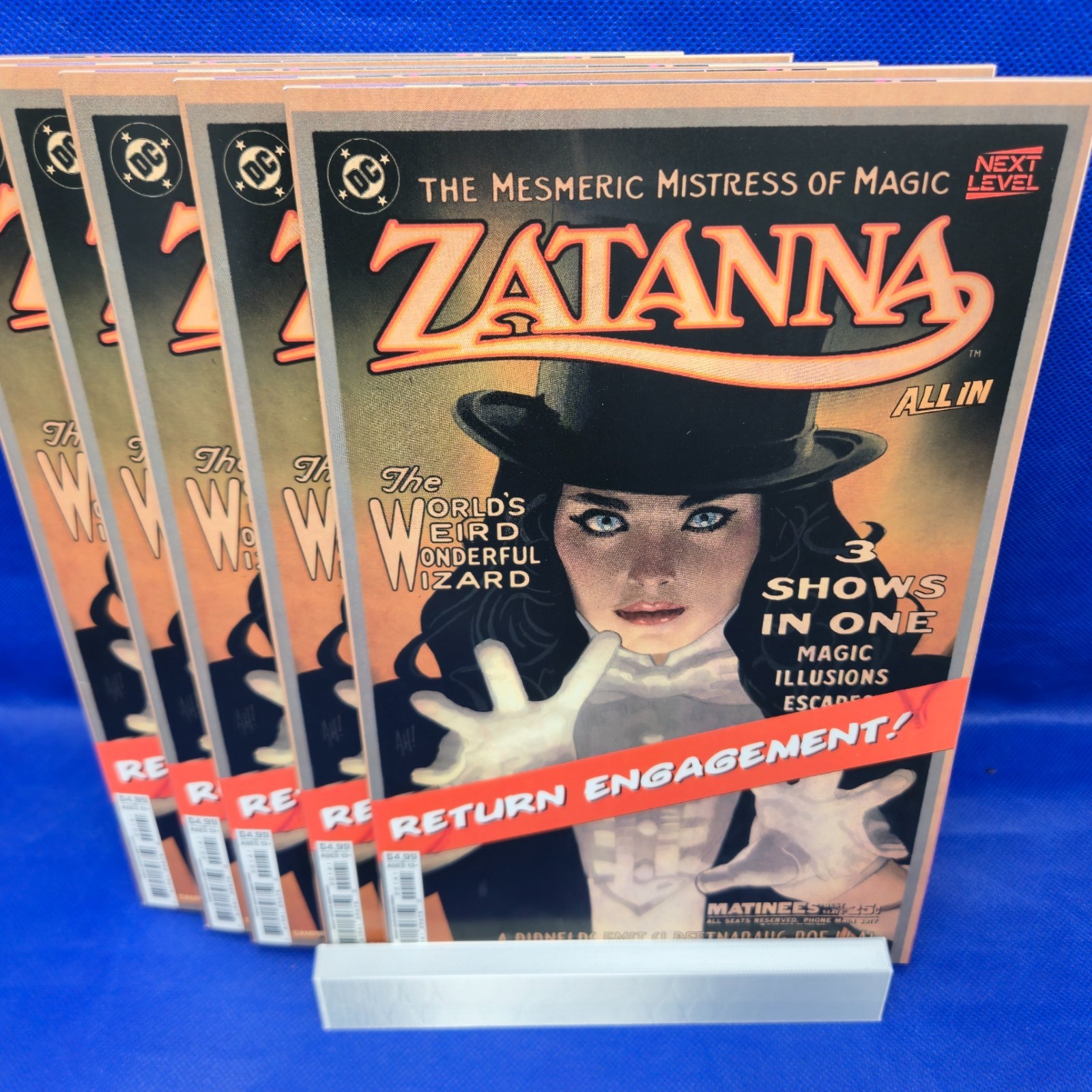 Zatanna 2026 #1 Cover C Adam Hughes Card Stock Variant Lot of 5 DC NM