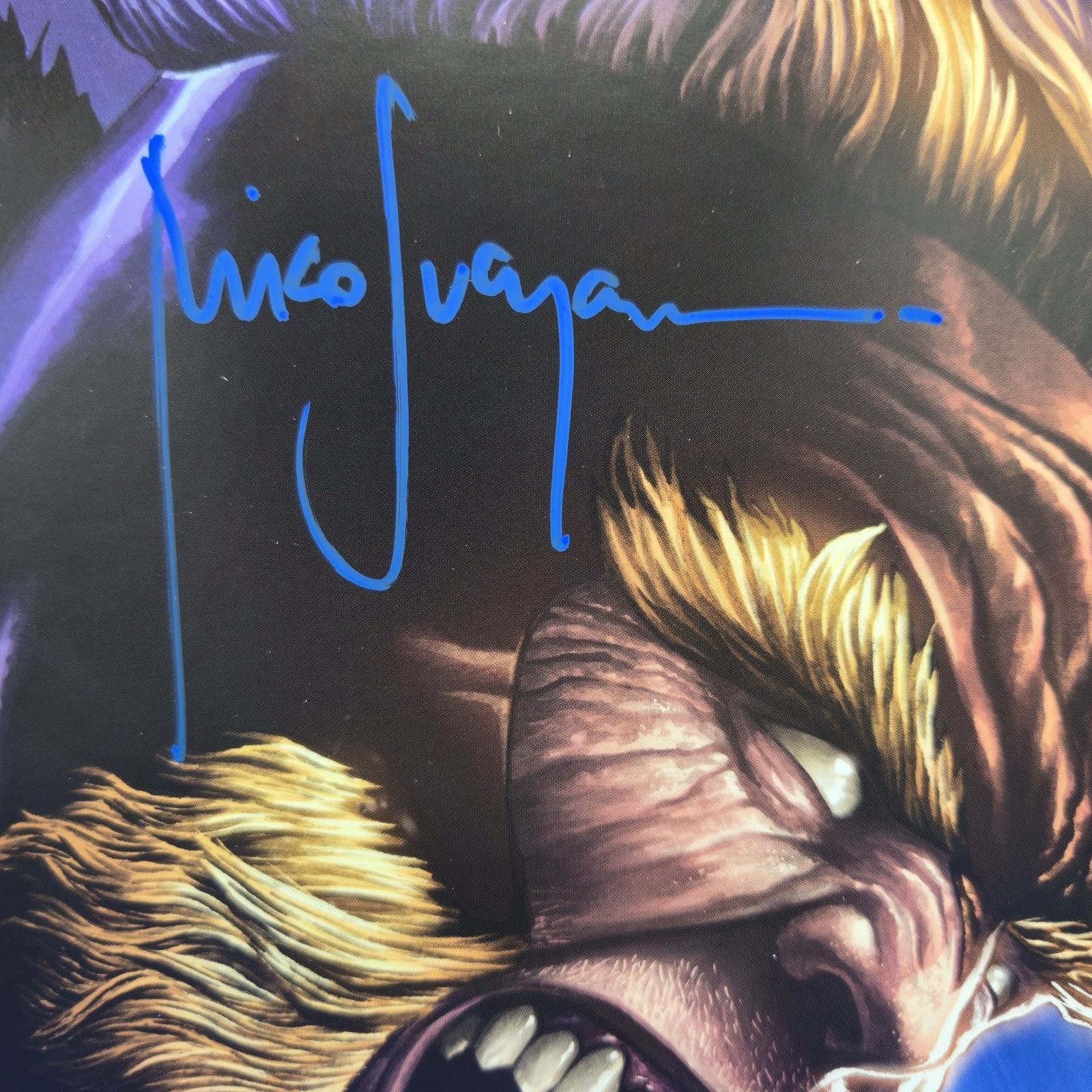 Wolverine #46 Mico Suayan Virgin Variant Signed COA Marvel NM+ - Image 9