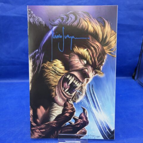 Wolverine #46 Mico Suayan Virgin Variant Signed COA Marvel NM+