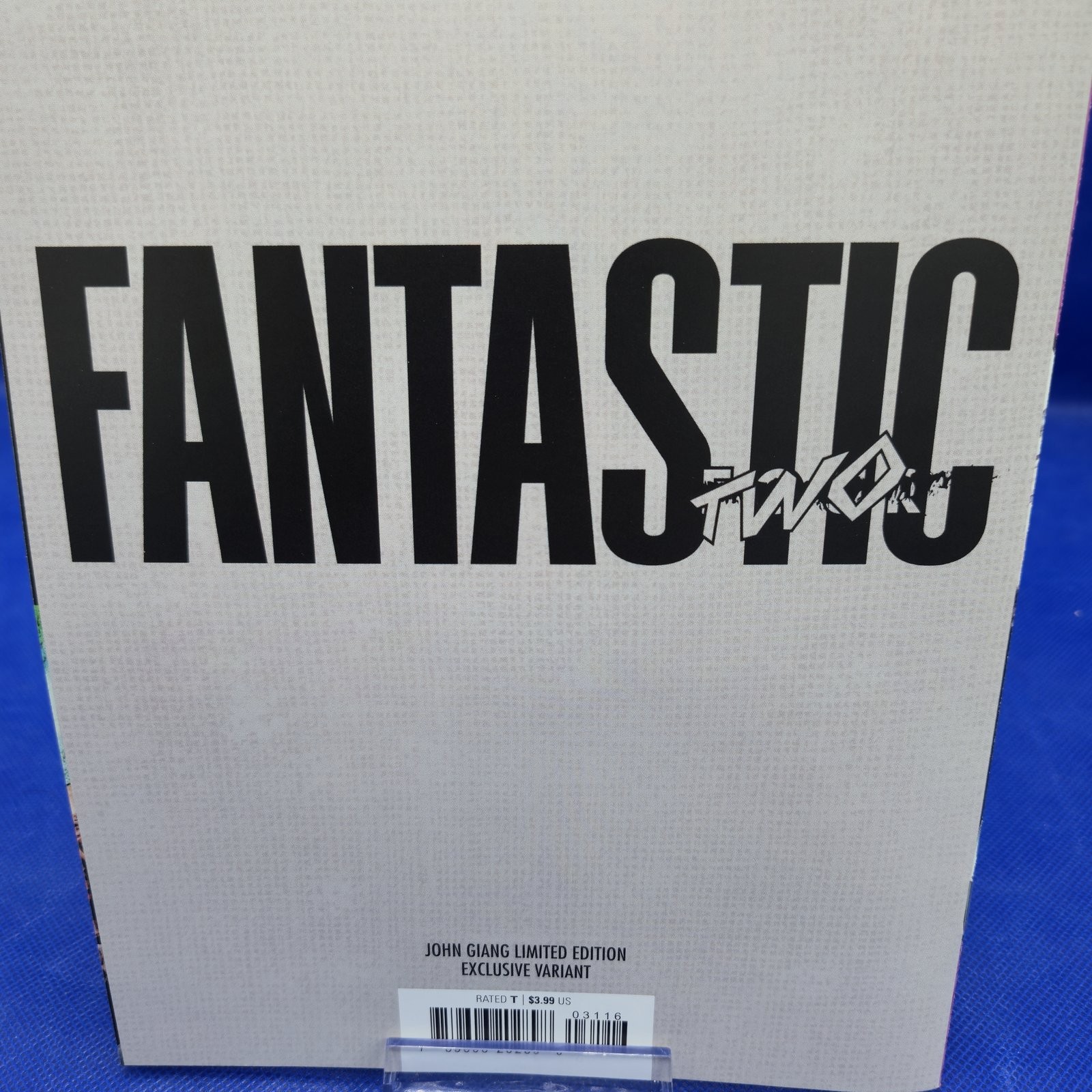 Fantastic Four #31 Trade Dress Signed John Giang COA Marvel NM+ - Image 2
