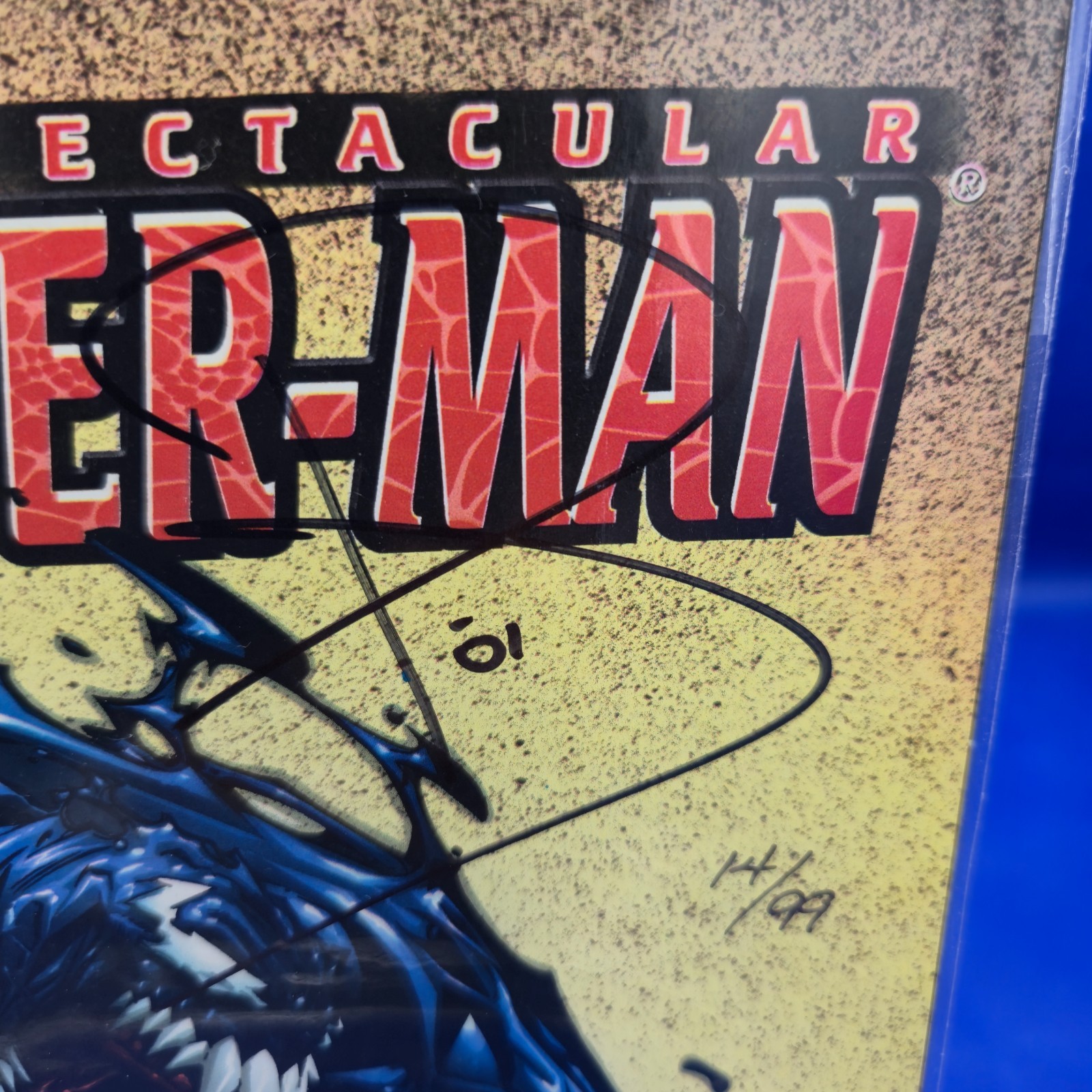 Spectacular Spider-Man #1 Signed by Paul Jenkins Limited Series Numbered 14/99