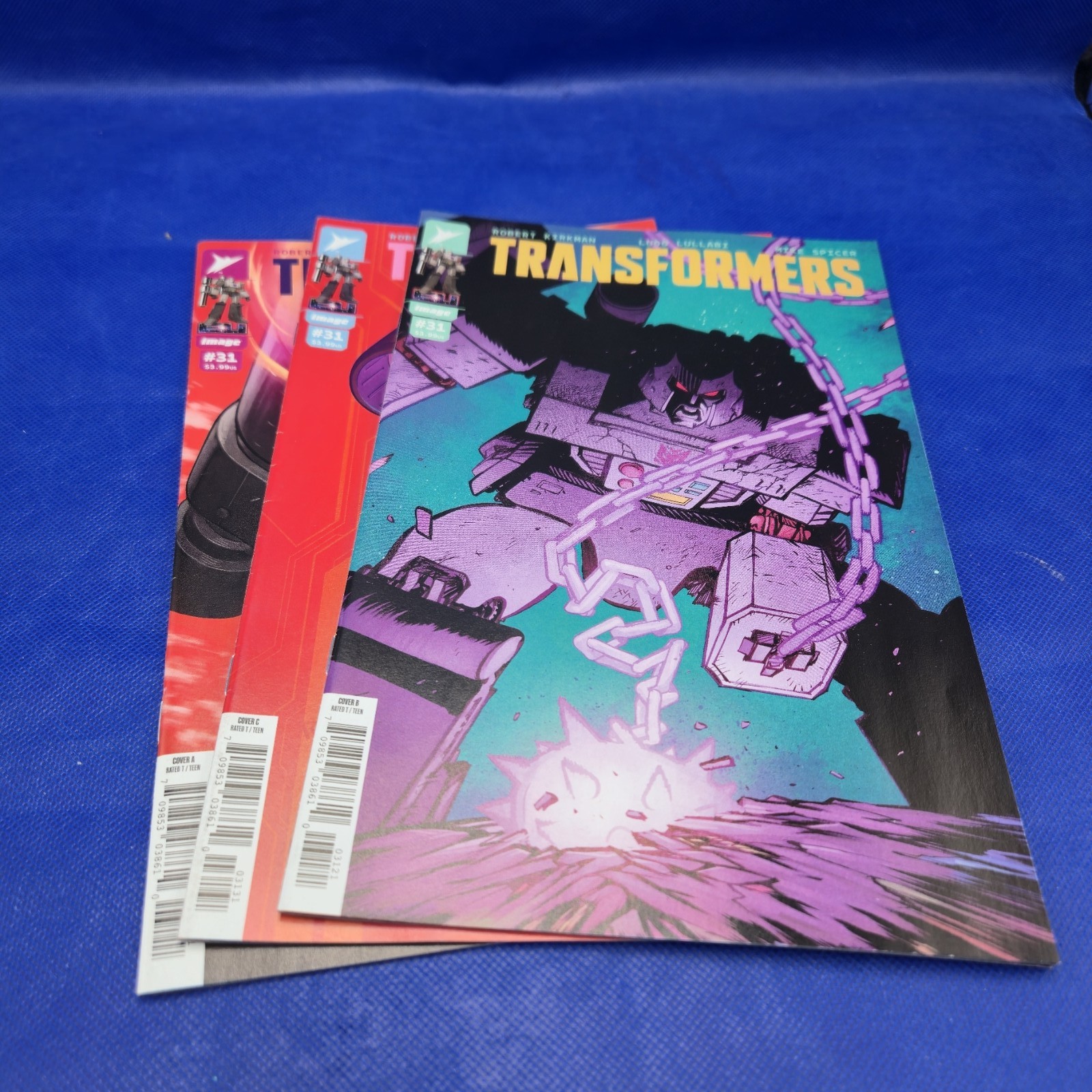 Transformers #31 Variant Cover Set A B C Image NM (3 Comic Lot)
