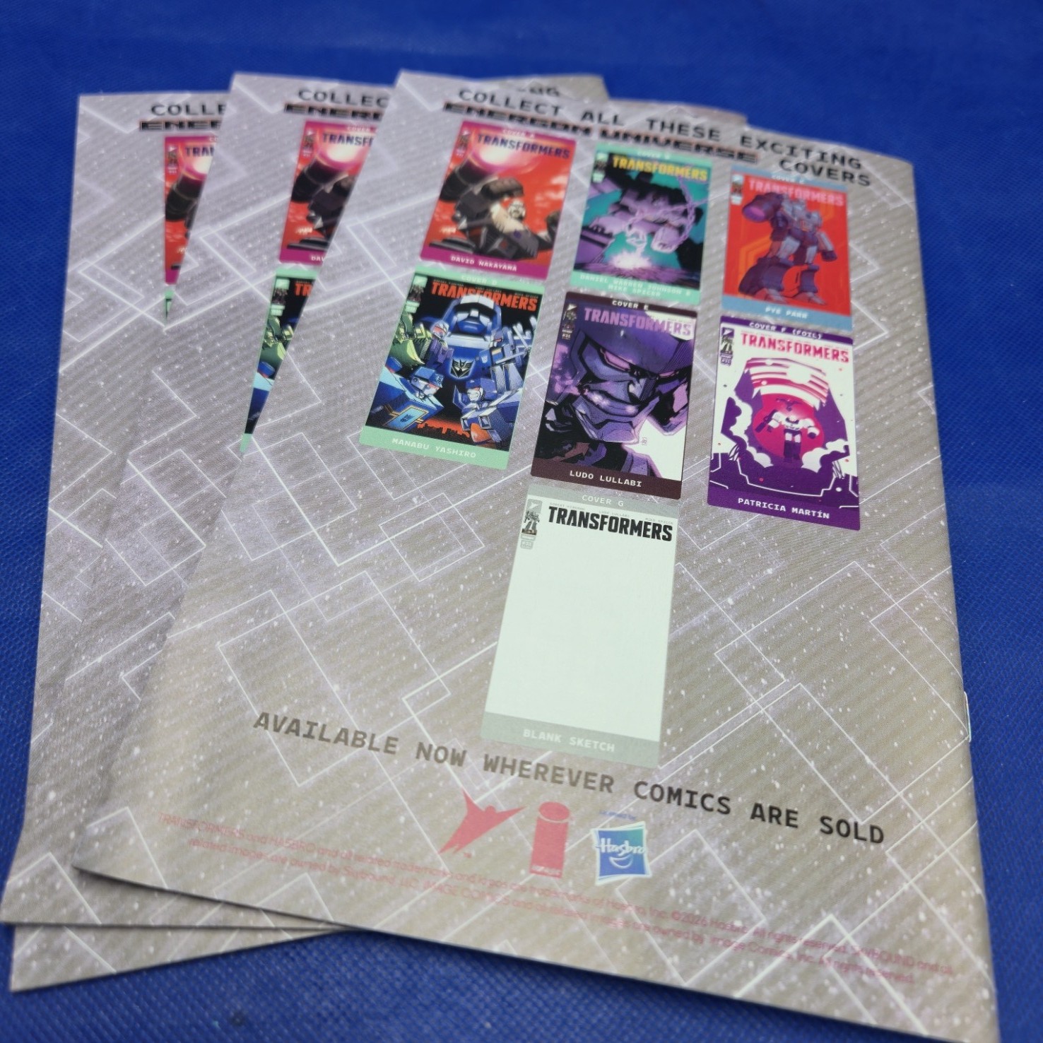 Transformers #31 Variant Cover Set A B C Image NM (3 Comic Lot)