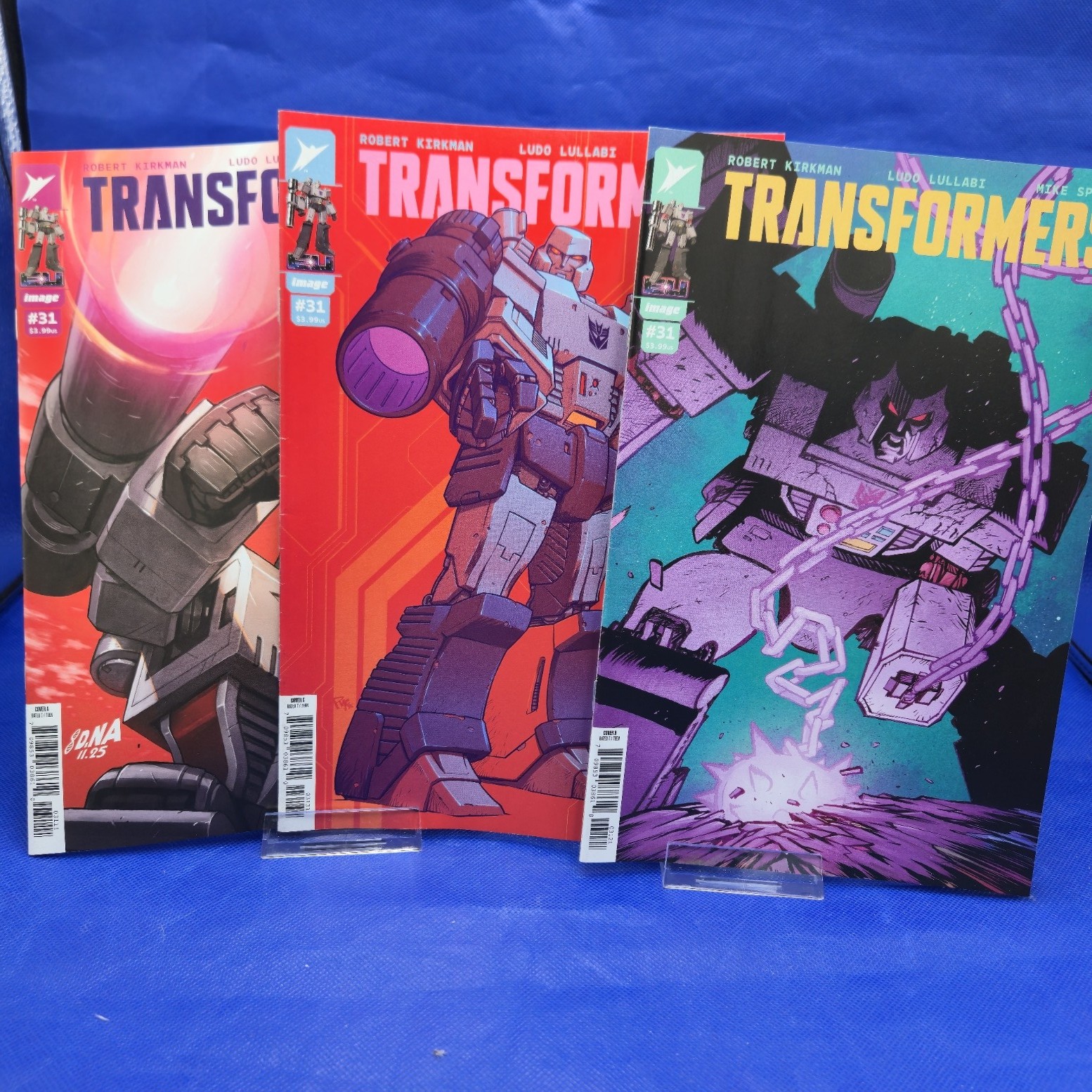 Transformers #31 Variant Cover Set A B C Image NM (3 Comic Lot)