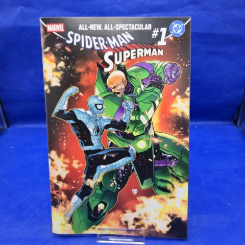 Marvel DC Spider-Man Superman #1 R B Silva Variant Crossover NM