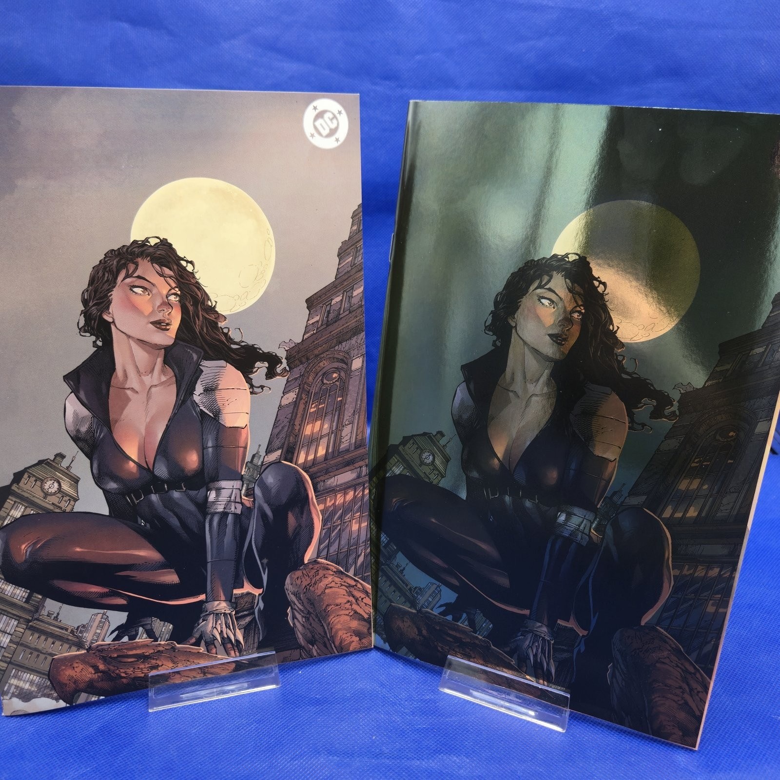Absolute Catwoman #1 Normal and Foil Virgin 2 Comic Variant Lot DC NM