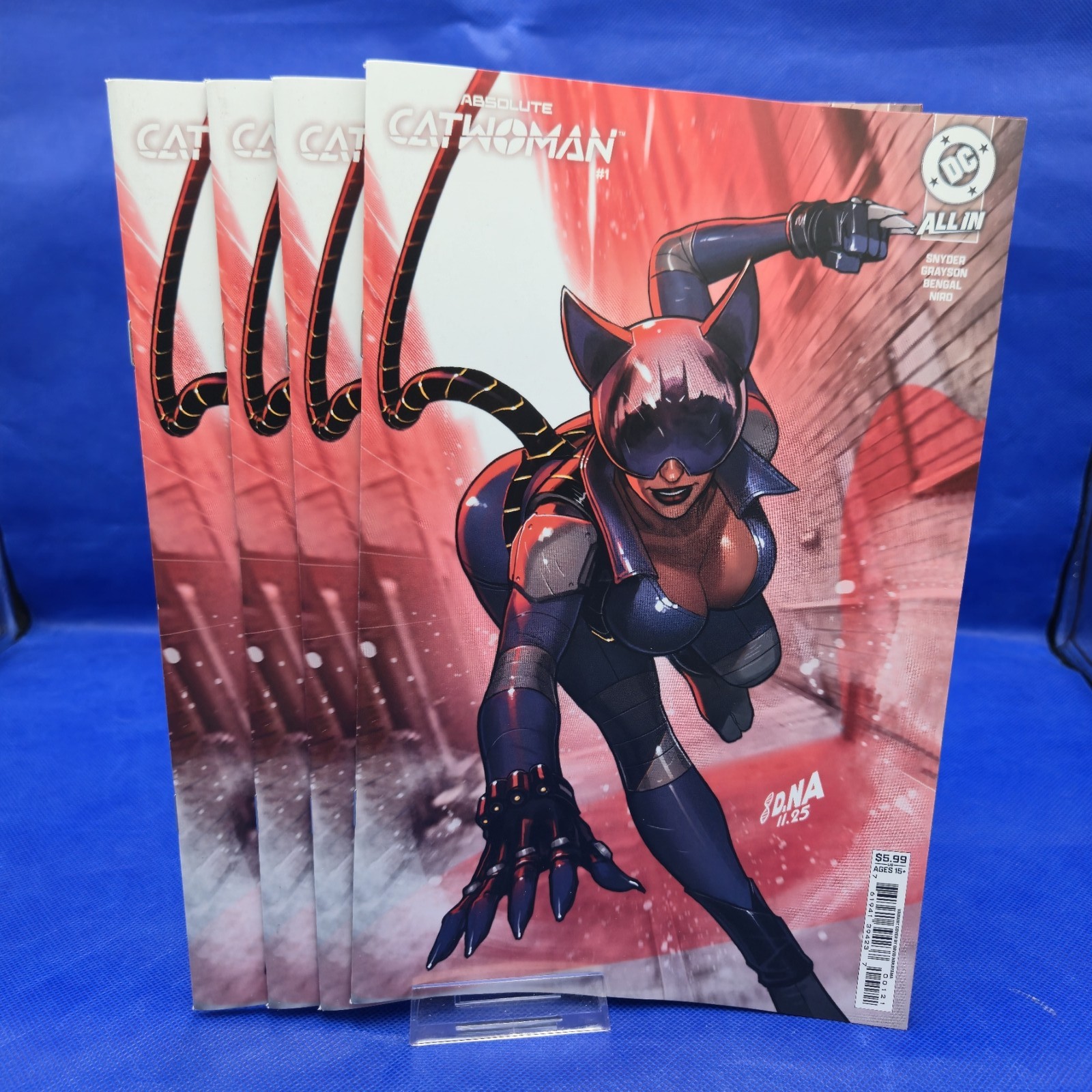 Absolute Catwoman #1 Cover B Nakayama Card Stock LOT OF 4 DC 2026 NM