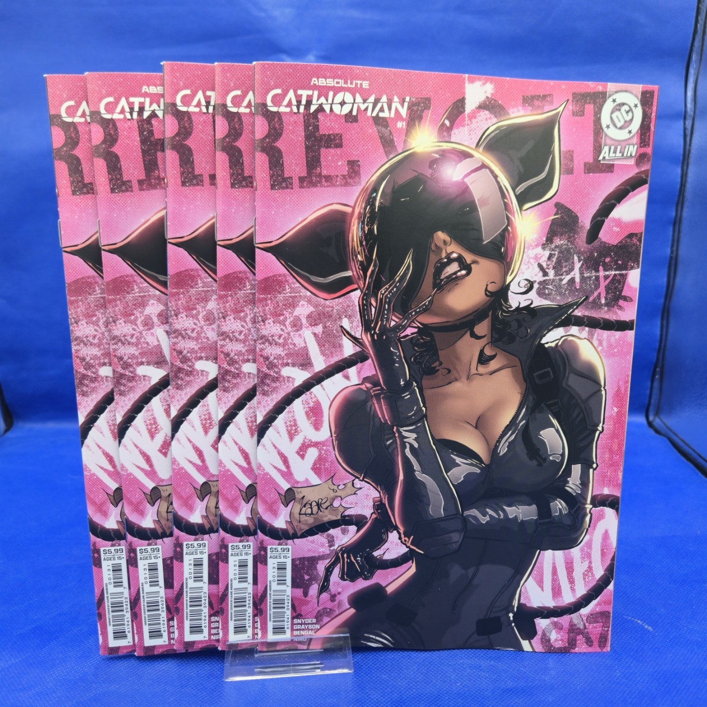 Absolute Catwoman #1 Cover C Kaare Andrews Card Stock LOT OF 5 DC 2026 NM