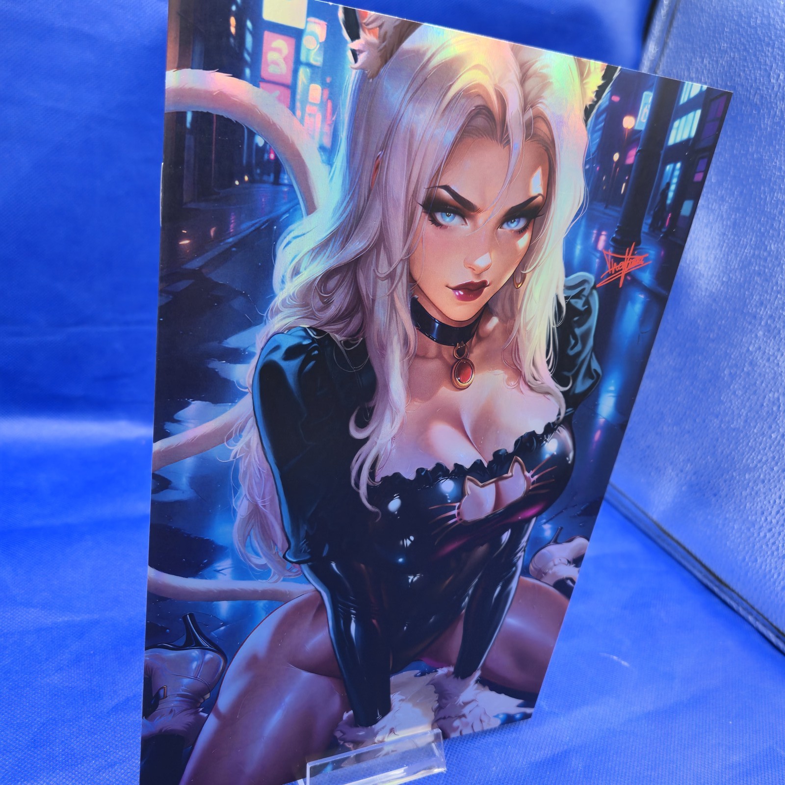 Black Cat Multiverse Saga Artist Alley Exclusive Foil Variant Marvel - Image 2