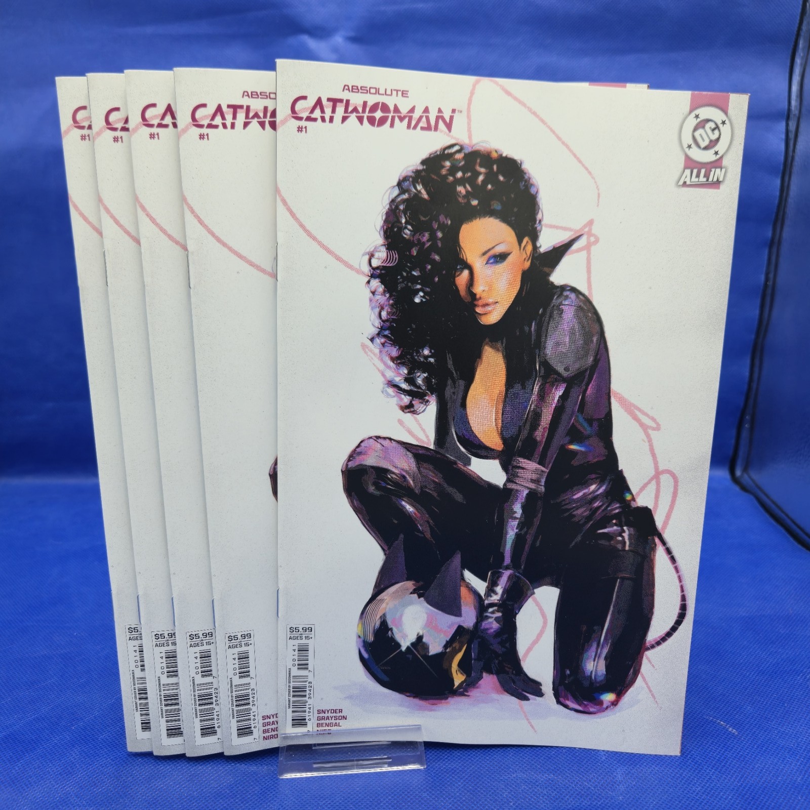 Absolute Catwoman #1 Cover D Sozomaika Card Stock LOT OF 5 DC 2026 NM