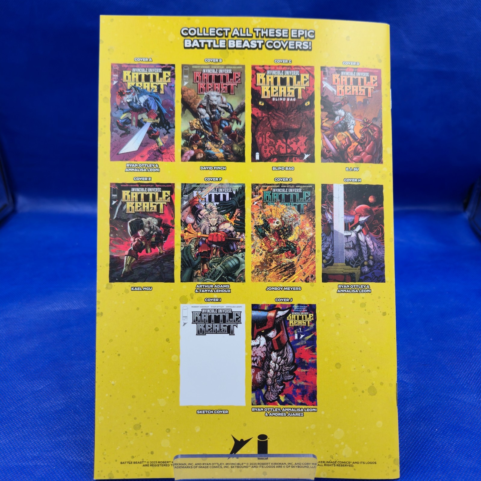 Battle Beast #1 – 1:50 Cover Signed By RYAN OTTLEY Comes With COA – NM