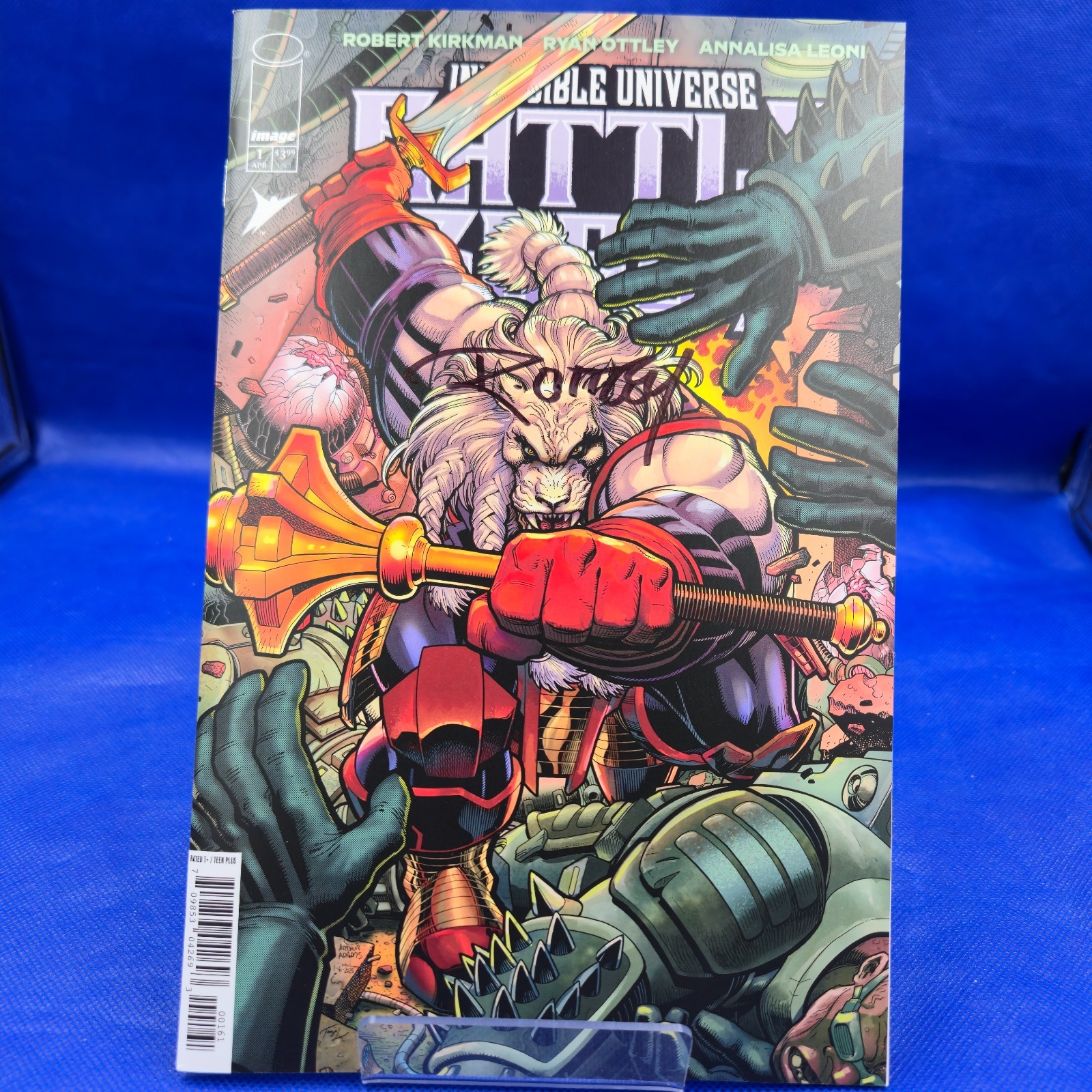 Battle Beast #1 – 1:50 Cover Signed By RYAN OTTLEY Comes With COA – NM
