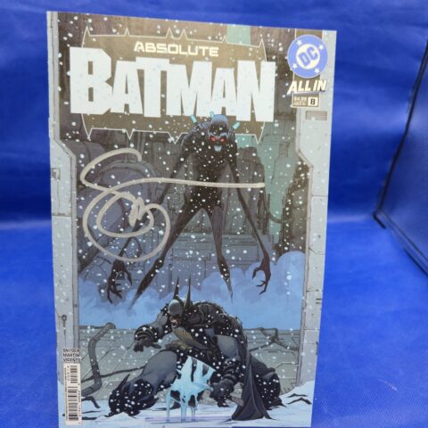 Absolute Batman #8 4th Printing Signed Scott Snyder COA NM+