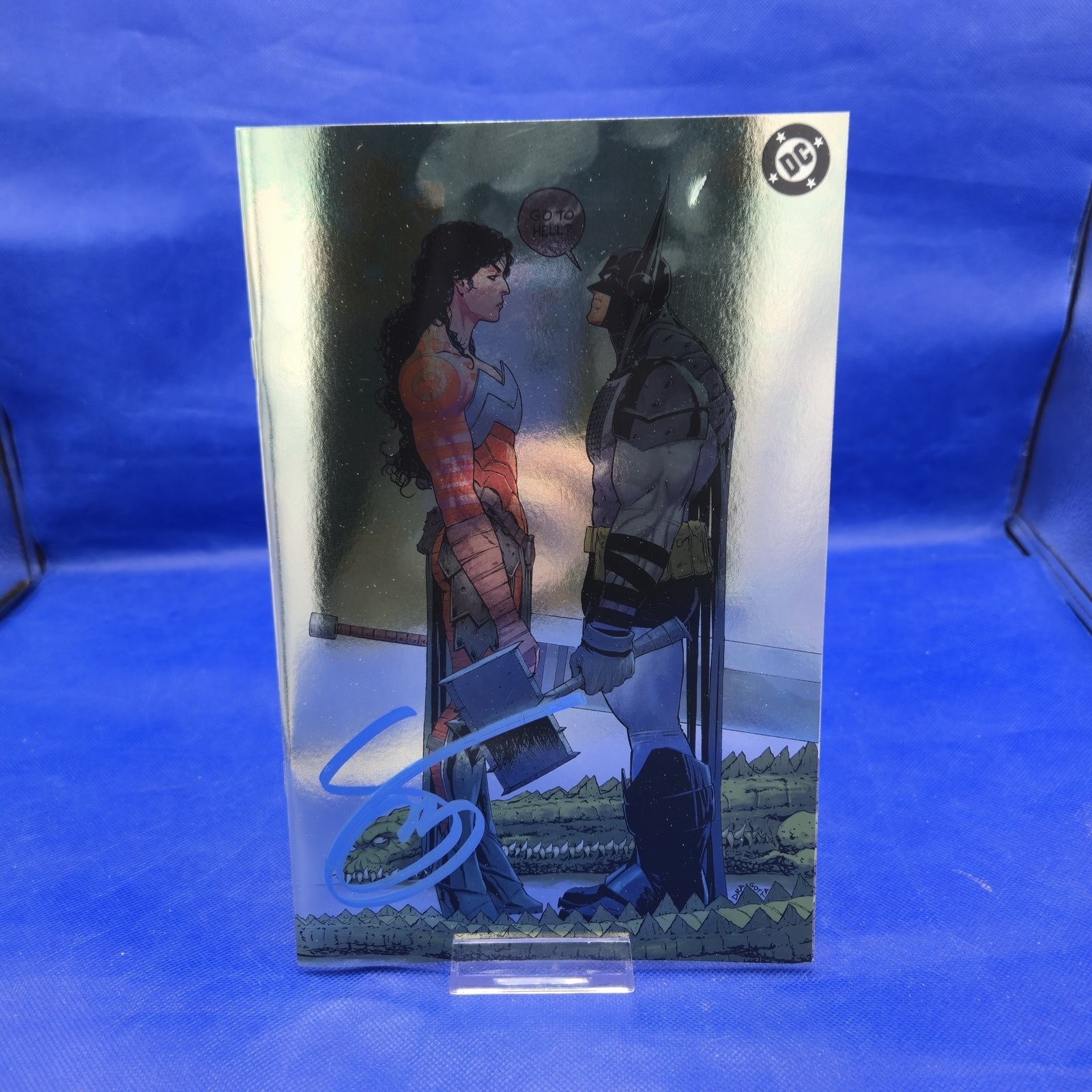 Absolute Batman #16 2nd Print Foil Variant Signed Snyder COA