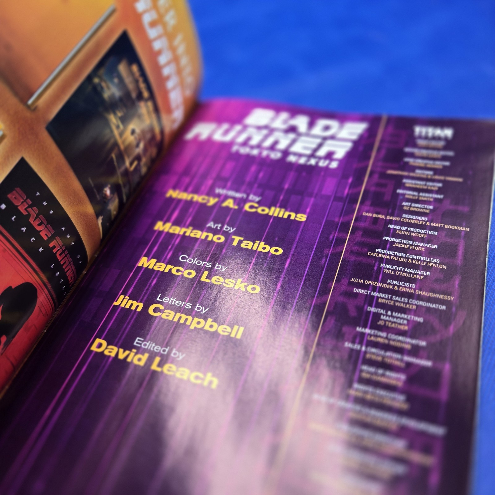 Blade Runner Tokyo Nexus #1 Foil Cover Titan Comics Sci-Fi Cyberpunk - Image 8