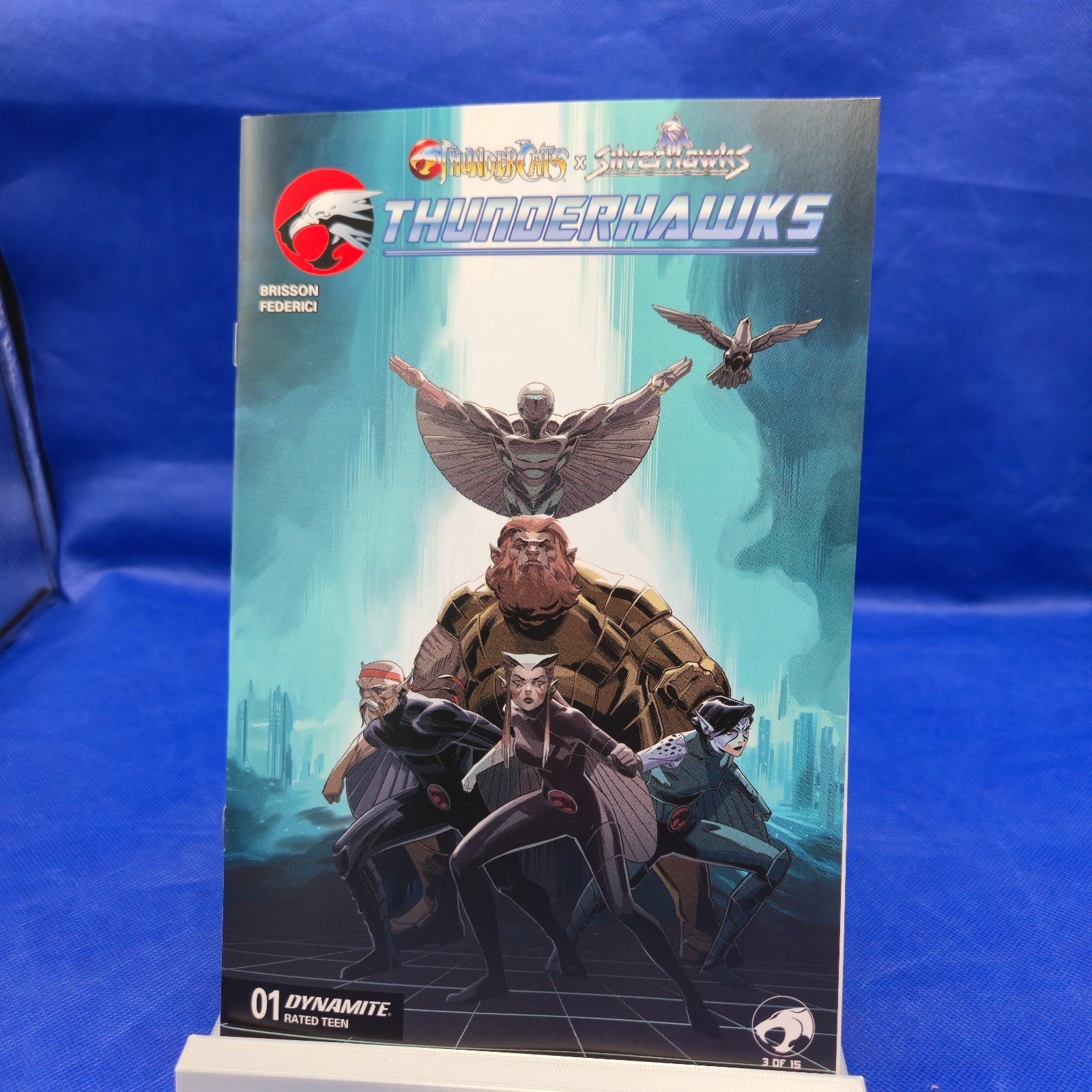 ⚡ Lot of 5 -Thundercats x Silverhawks Thunderhawks #1 CVR C Marco Failla NM