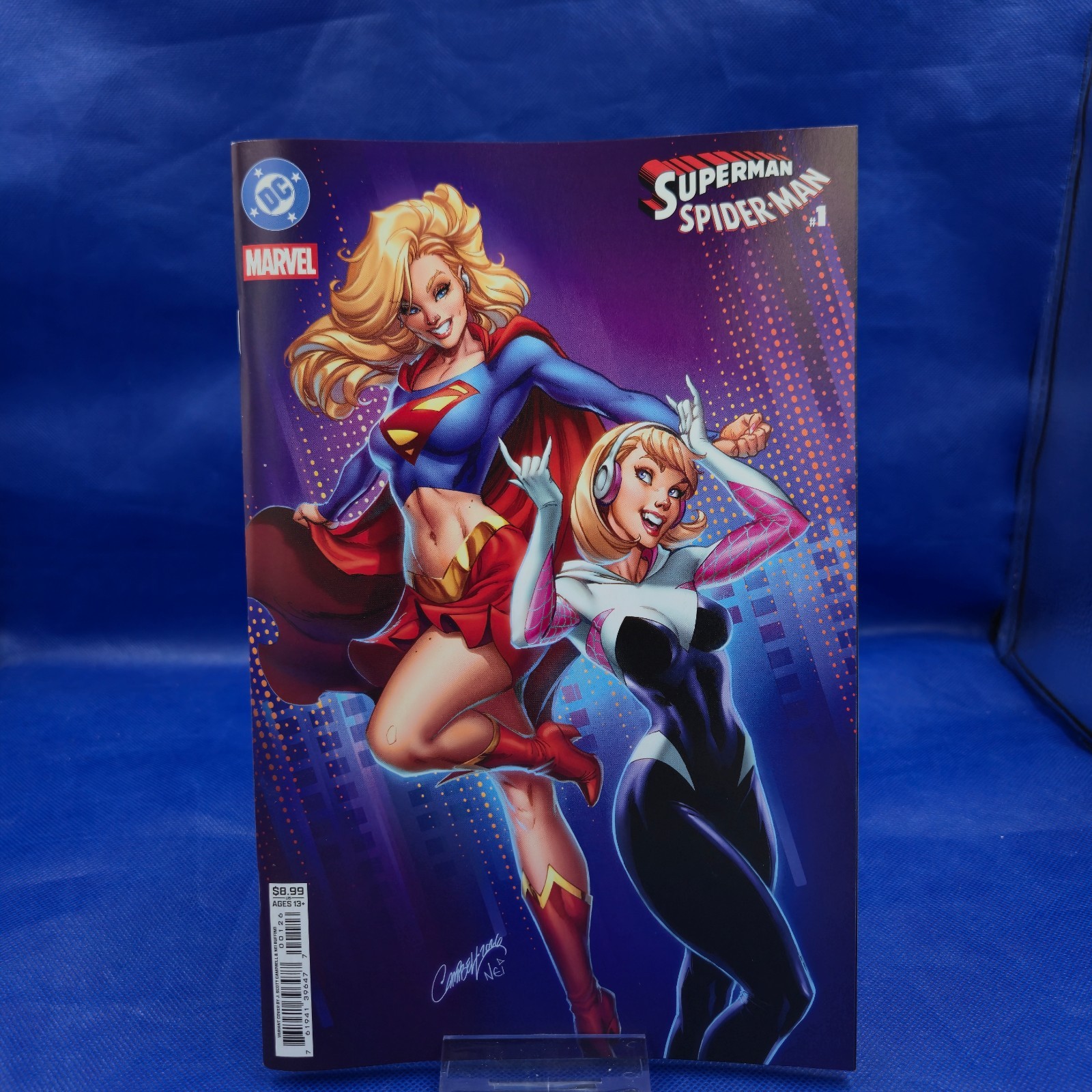 DC / Marvel: Superman / Spider-Man #1 – Cover N – J. Scott Campbell Var – NM