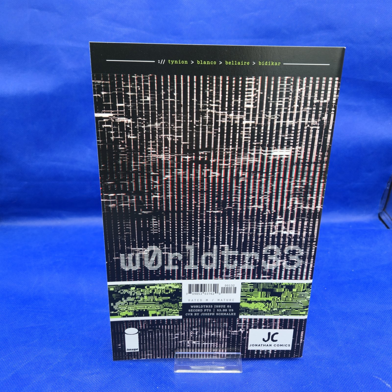 Worldtr33 #1 Joseph Schmalke 2nd Printing Variant Image NM