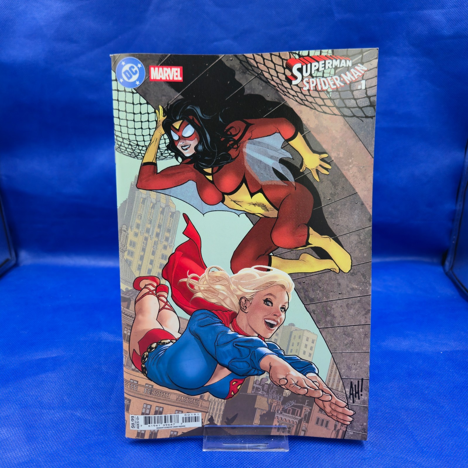 DC / Marvel: Superman / Spider-Man #1 – Cover I – Adam Hughes Variant – NM