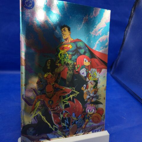 DC X Sonic the Hedgehog Metal Legion #1 Cover E Pablo M Collar FOIL Variant NM F