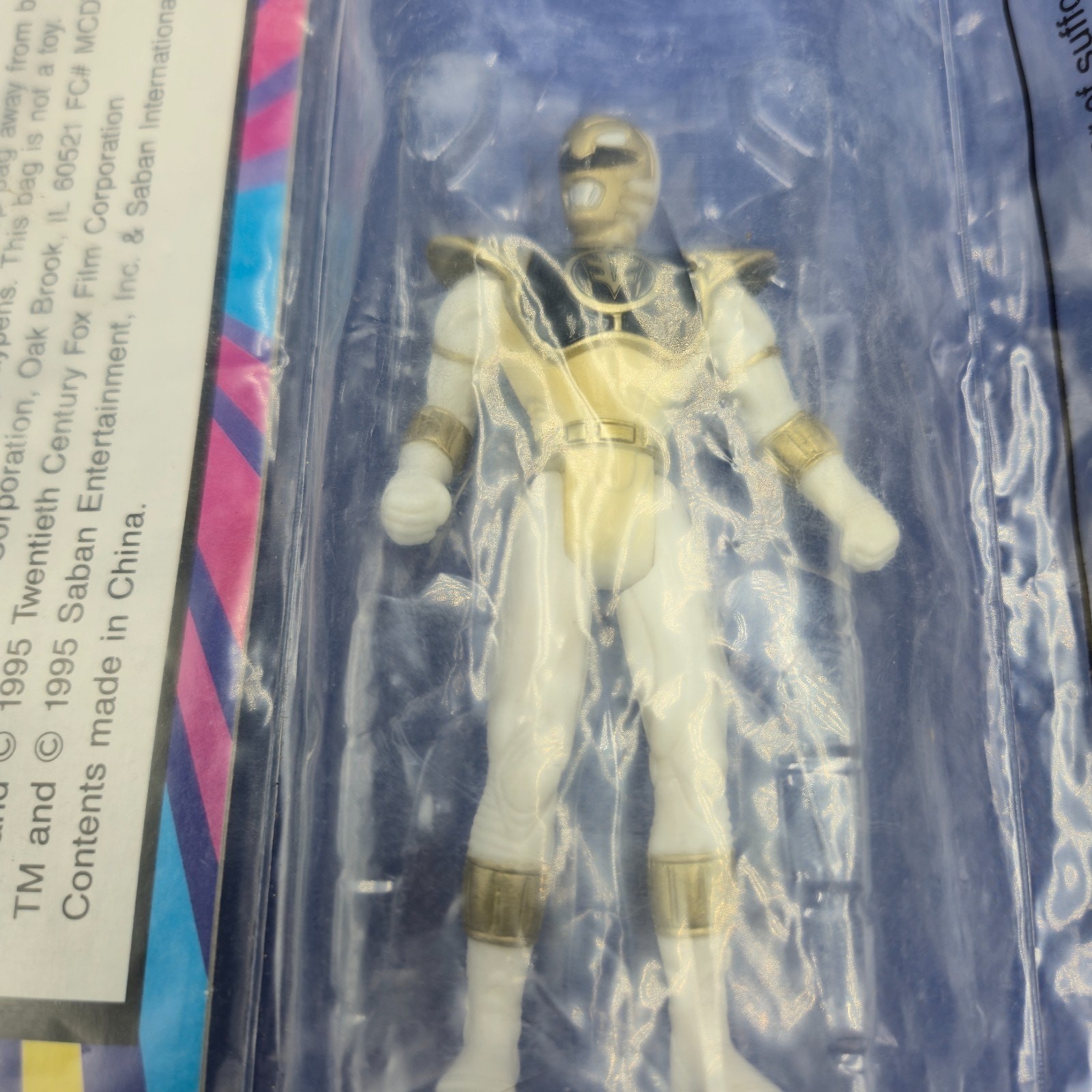 Sealed McDonald’s Power Rangers The Movie White Ranger with NinjaZord