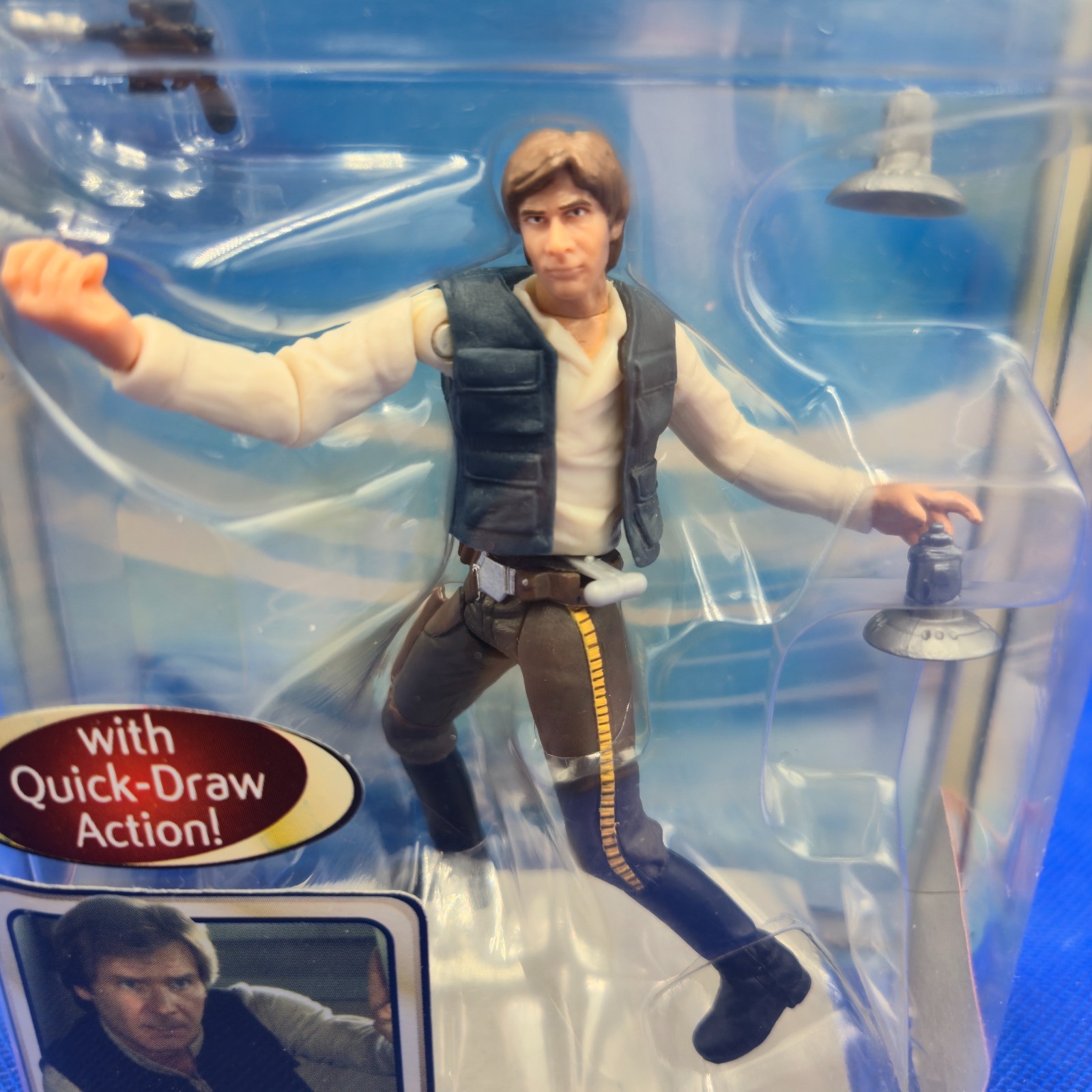 Star Wars Saga Han Solo Endor Raid Quick Draw SEALED MOC Return of the Jedi ROTJ
