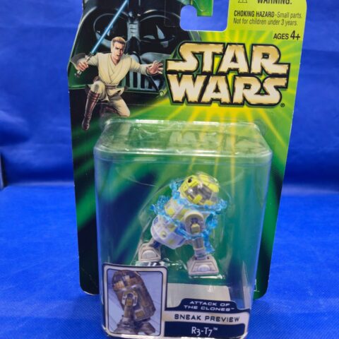 2001 Star Wars R3-T7 Astromech Sneak Preview Attack of Clones AOTC SEALED MOC