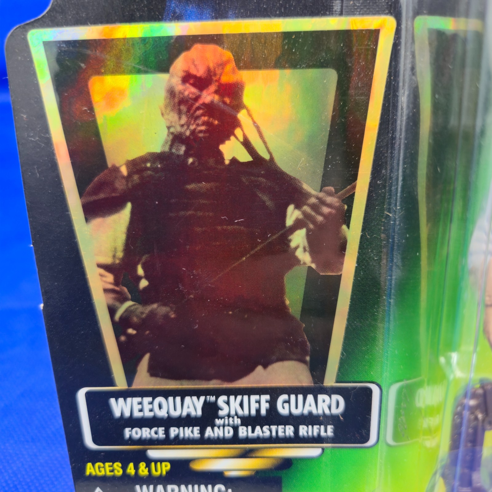 1997 Star Wars POTF Weequay Skiff Guard SEALED MOC Kenner Green Card Jabba
