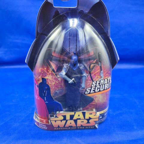 2005 Star Wars Revenge of the Sith Royal Guard BLUE Senate Security SEALED MOC