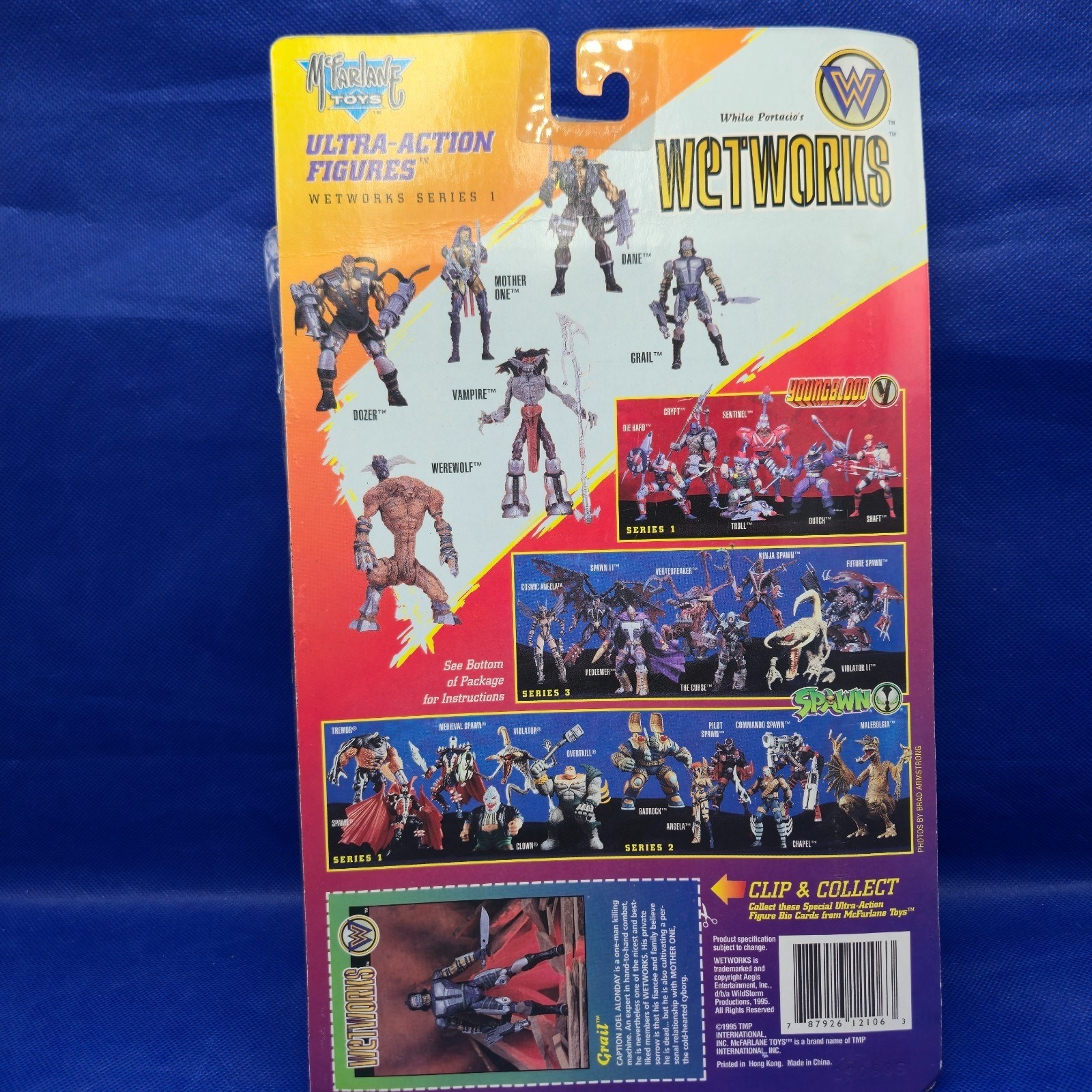 Todd McFarlane’s Wetworks Grail Ultra-Action Figure New In Box