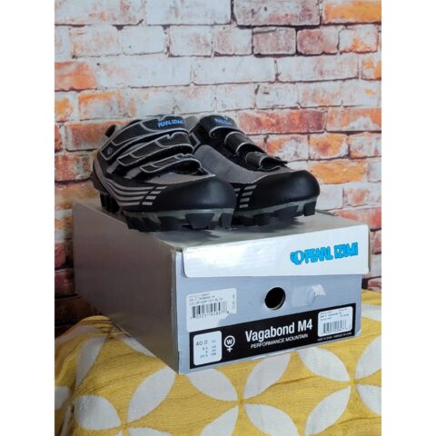 Pearl Izumi Vagabond M4 Mountain Bike Shoes Women’s 8.5 Black Gray SPD Cycling