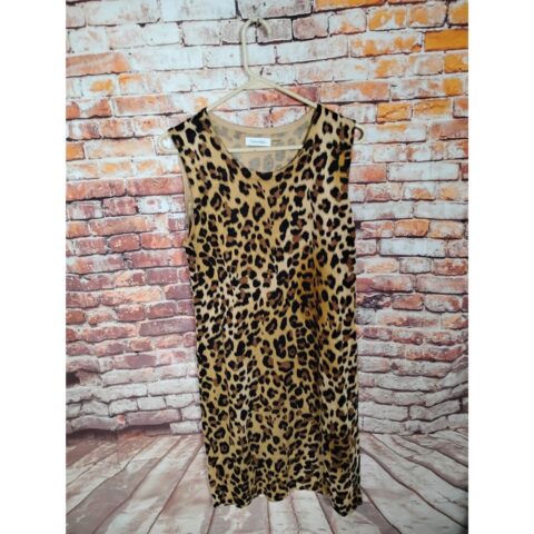 Calvin Klein Leopard Print Dress