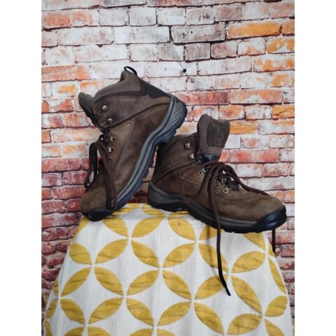 Timberland Men’s Hiking Boots Size 10.5 Brown Waterproof Leather
