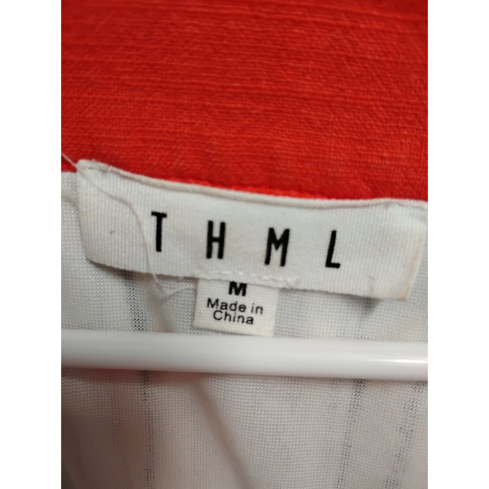 THML Womens Medium Blue White Striped Dress