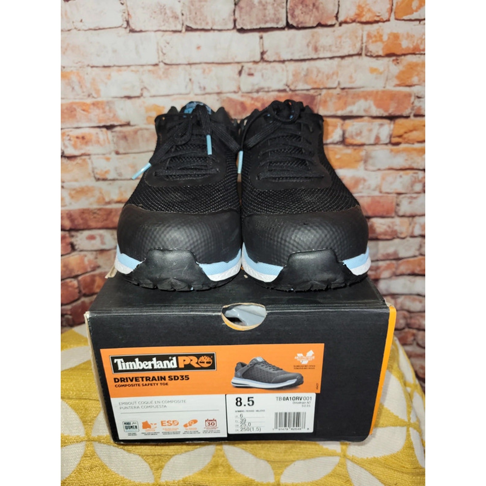 Timberland PRO Women’s Drivetrain SD35 Composite Toe Work Shoes Size 8.5 Gray