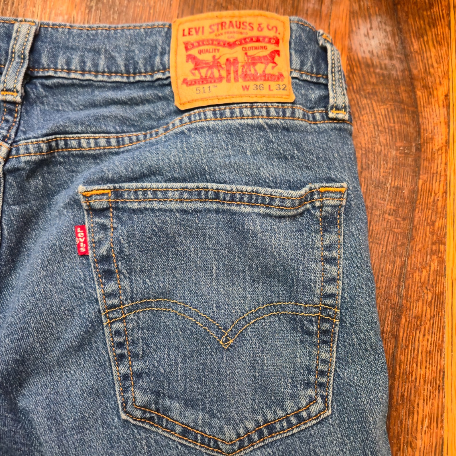 Levi Strauss & Co. 511 Denim Levi’s Jeans Pants W36 L32 Great Condition