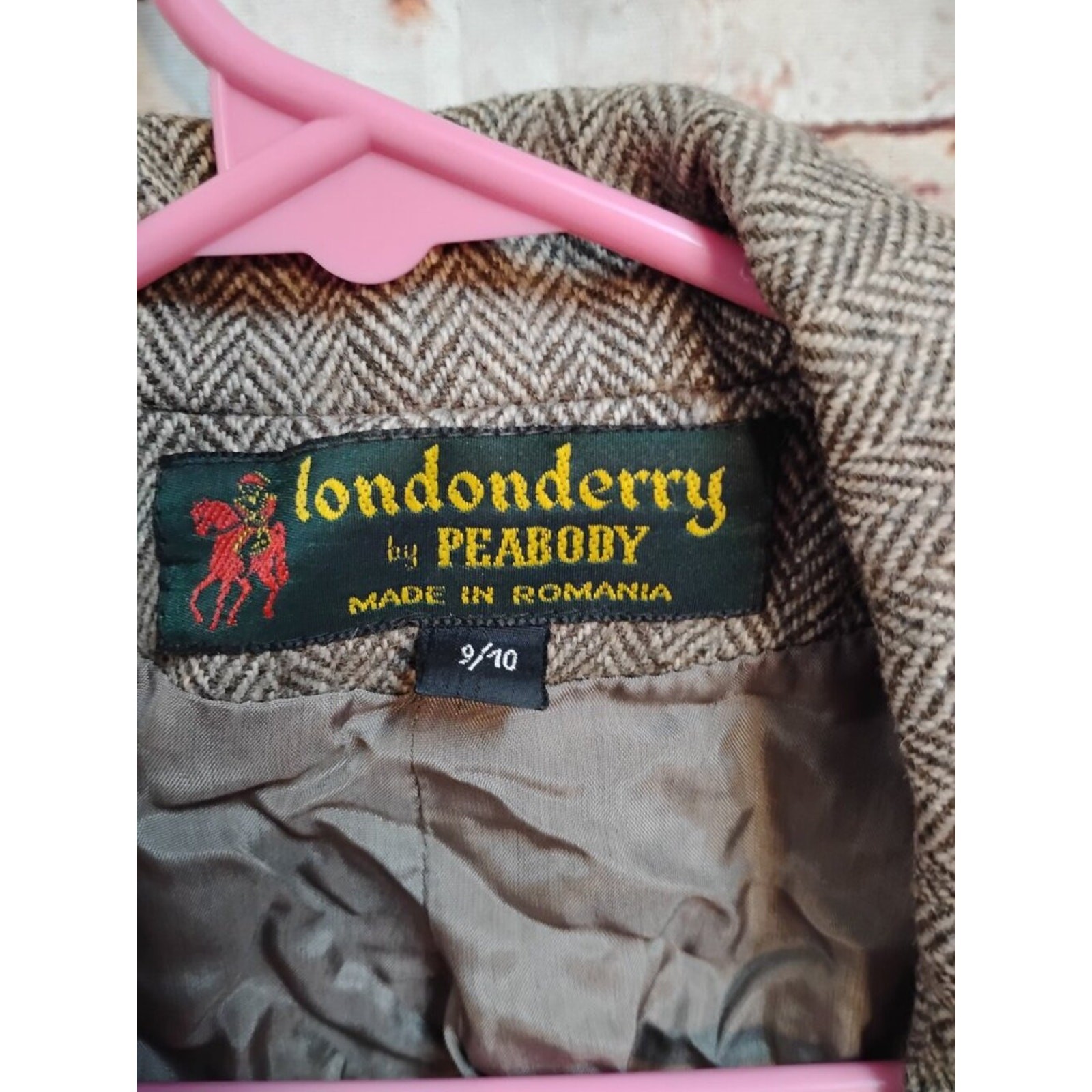 Londonderry by Peabody Womens 10 Grey Blazer