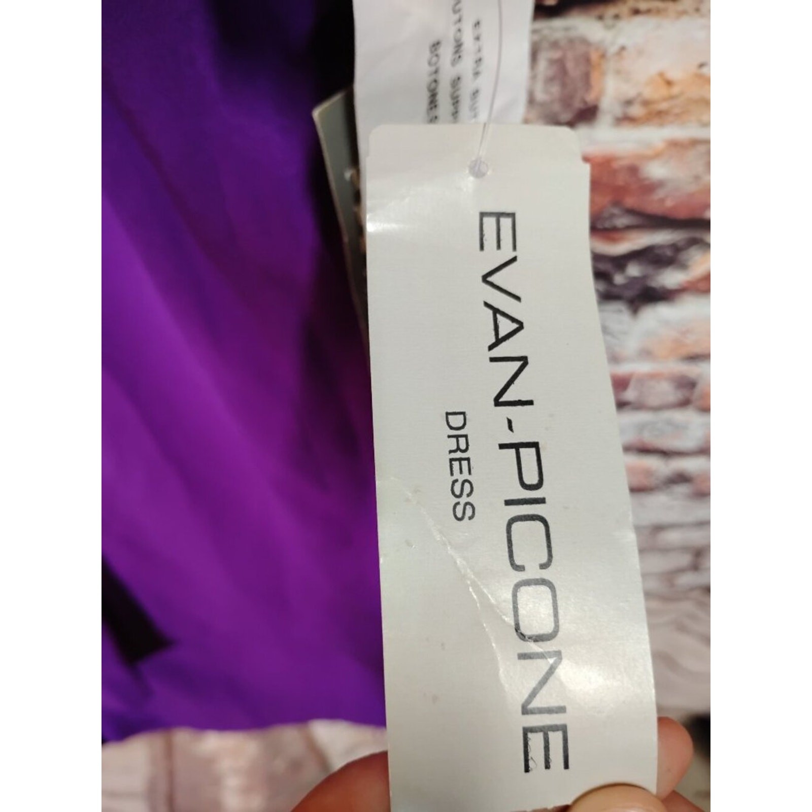 Evan-Picone Womens 12 Purple Dress