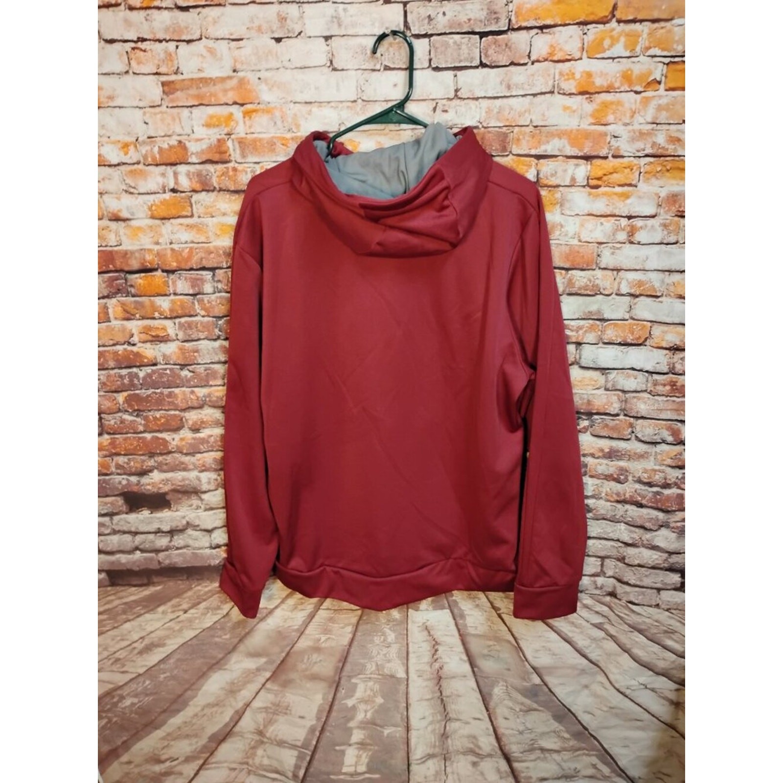 Puma Mens Red Pullover Hoodie Size L Classic Logo