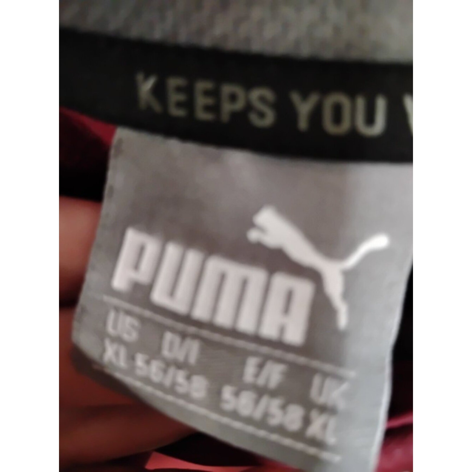 Puma Mens Red Pullover Hoodie Size L Classic Logo