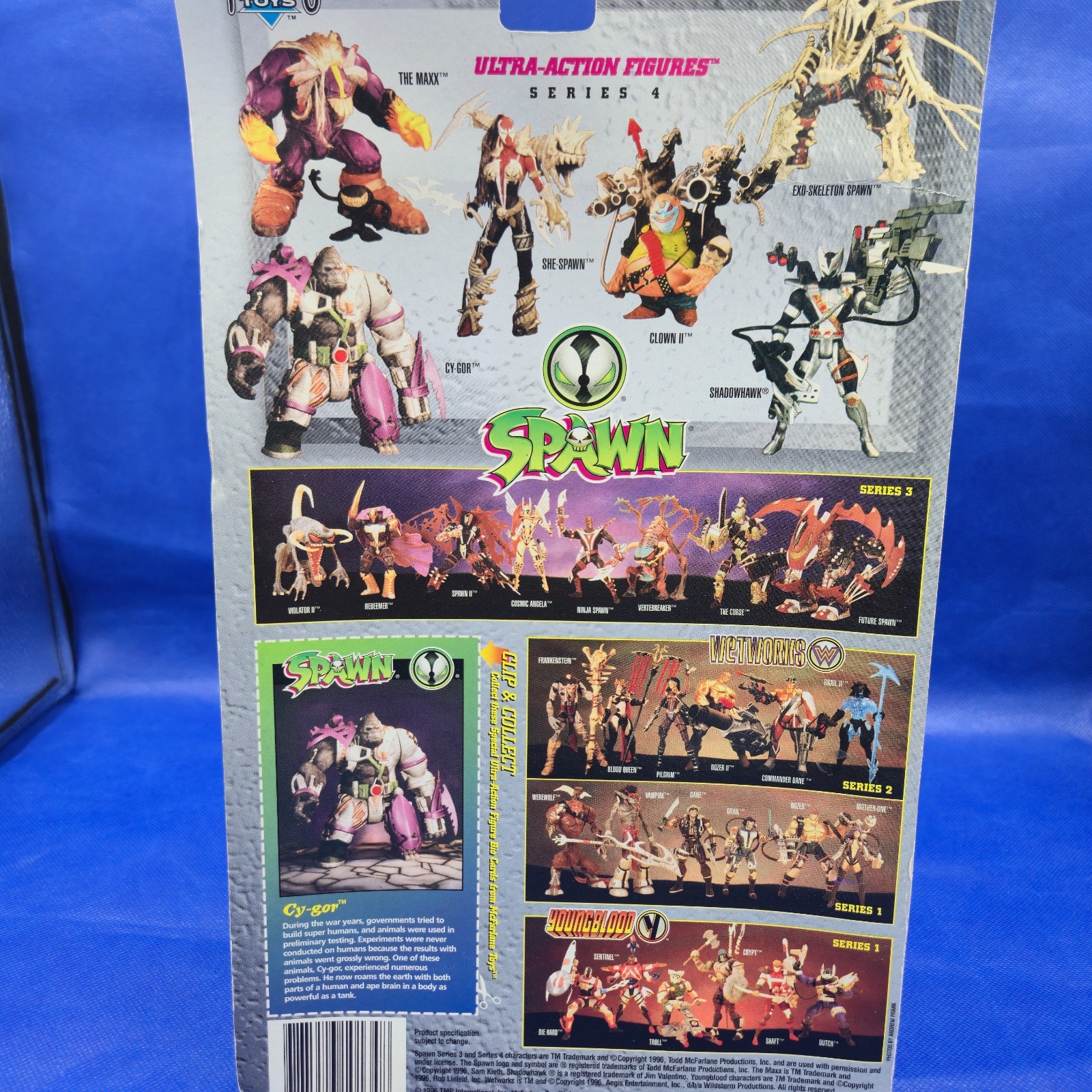 Spawn Deluxe Edition Cy-Gor 1995 Ultra-Action Figure McFarlane Toys NEW Sealed