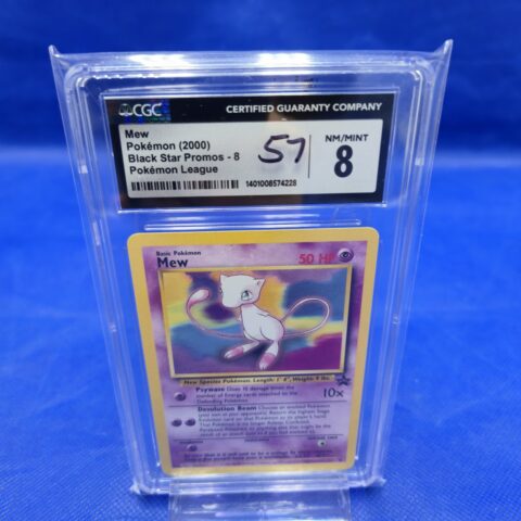 2000 Pokemon Mew Black Star Promo #8 CGC 8 NM/MINT