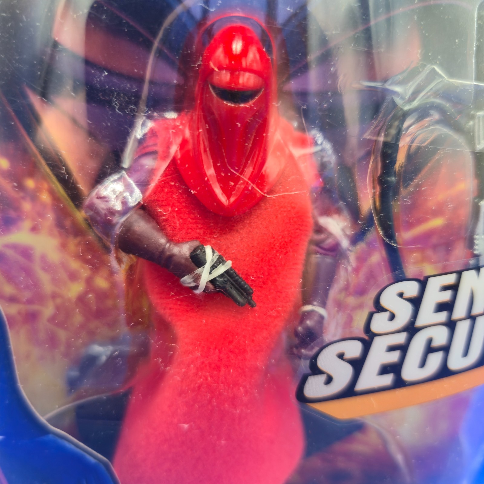 2005 Star Wars Revenge of the Sith Royal Guard RED Senate Security SEALED MOC RO
