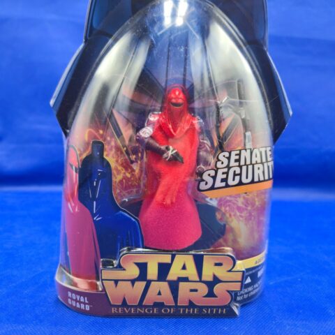 2005 Star Wars Revenge of the Sith Royal Guard RED Senate Security SEALED MOC RO